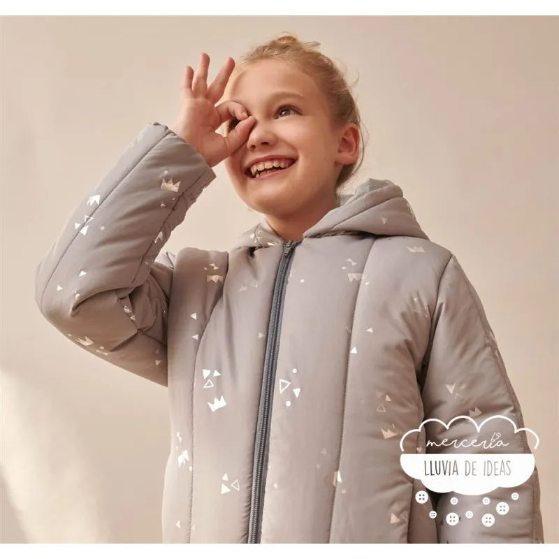 Acolchado Coronas plata