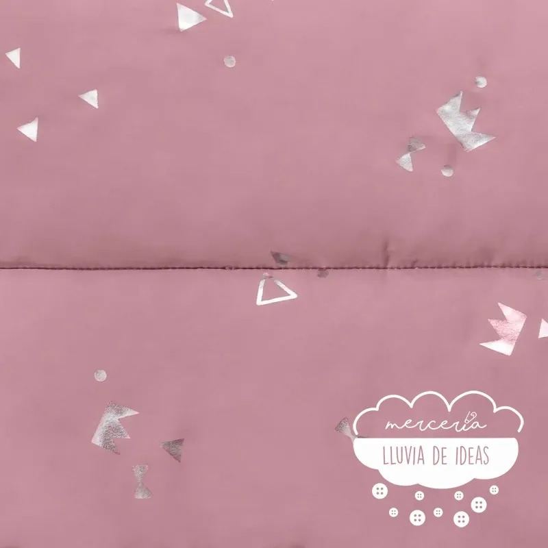 Acolchado Coronas plata