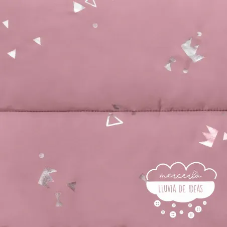 Acolchado Coronas plata