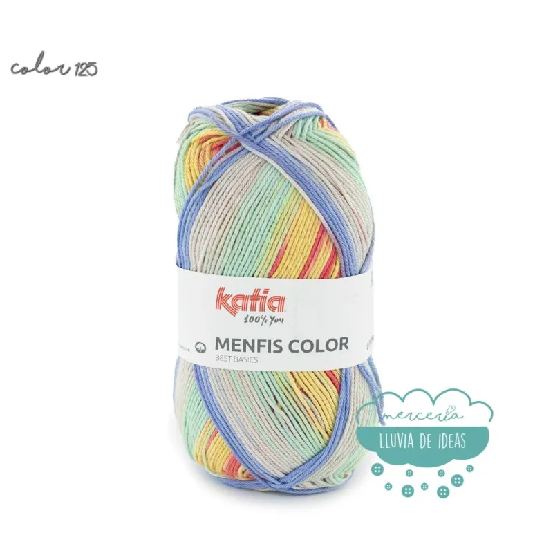 Hilo de algodón Menfis Color - Katia