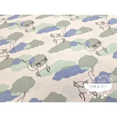 Muselina infantil Unicornios