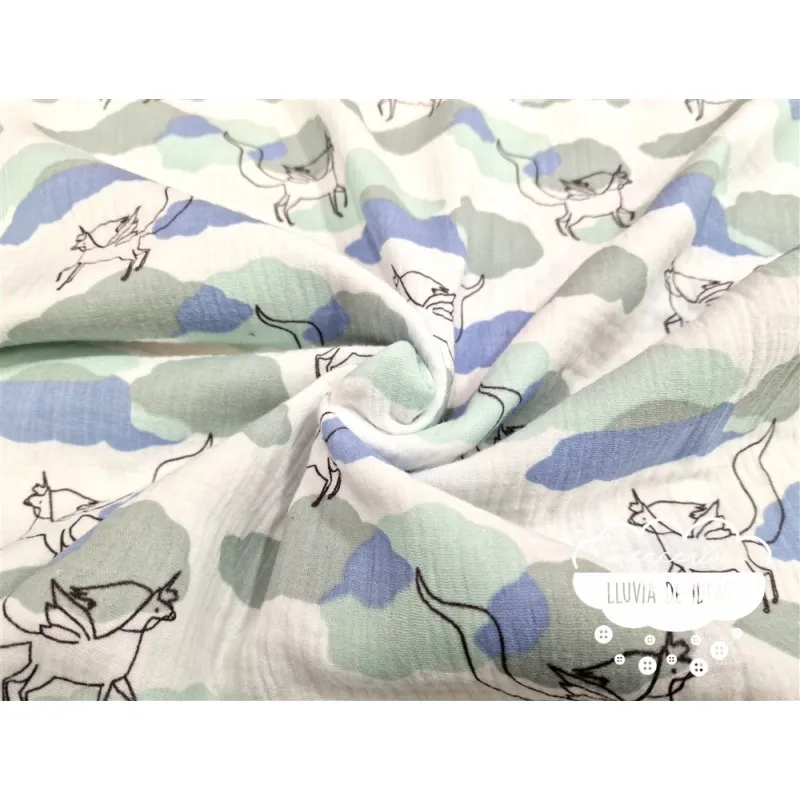 Muselina infantil Unicornios