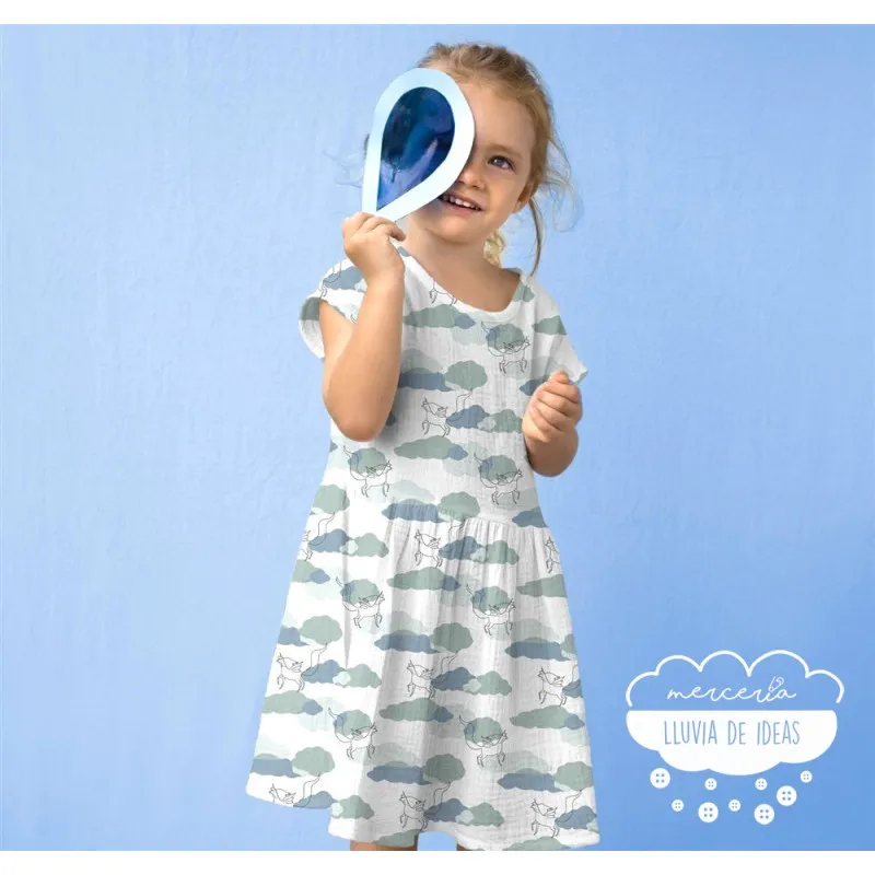 Muselina infantil Unicornios