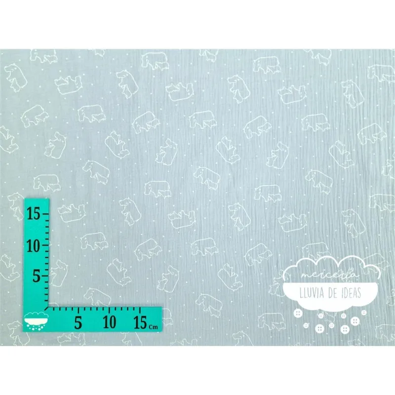 Muselina infantil Hipopótamos Katia