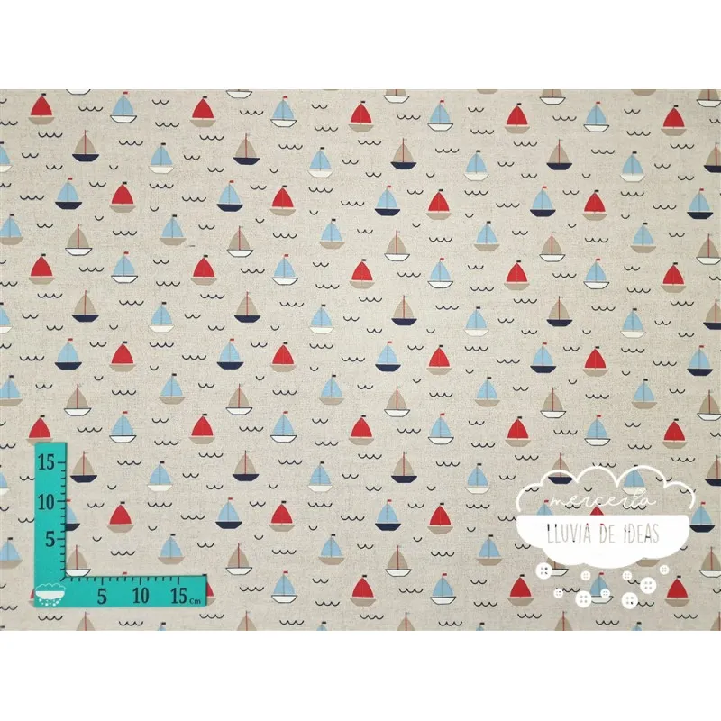 Mantelería antimanchas Barcos