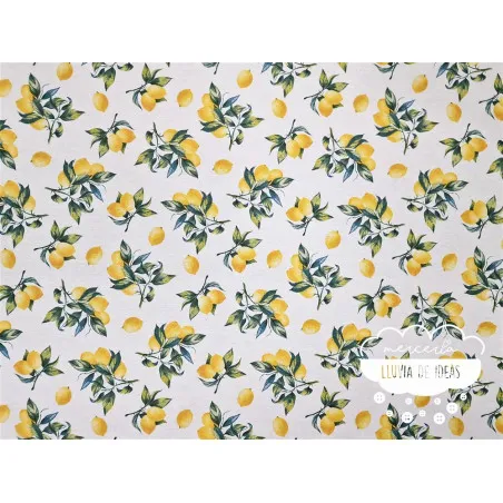 Mantelería antimanchas Limones