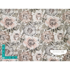 Mantelería antimanchas Flores Soft