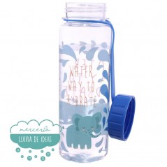 Botella de agua infantil 500ml - Elefantes