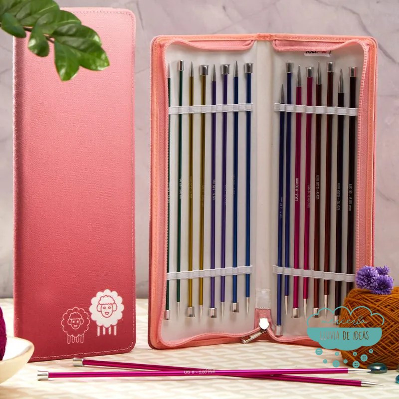 Set agujas KnitPro Zing para tricotar Set agujas KnitPro Zing para tricotar