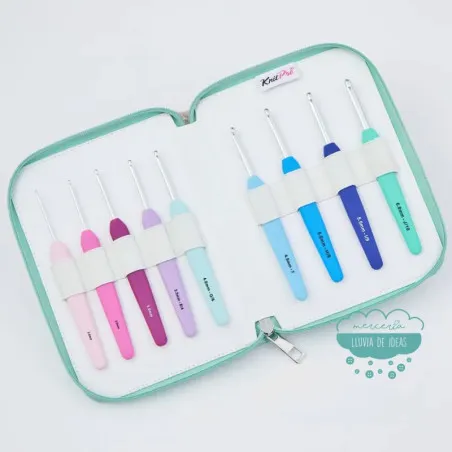 Set 9 ganchillos Waves 2.0 KnitPro