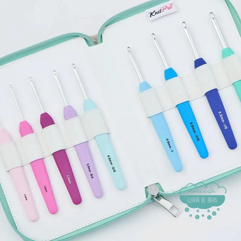 Set 9 ganchillos Waves 2.0 KnitPro