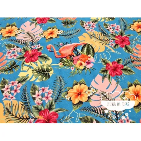 Stretch Flamencos tropical