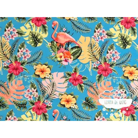 Stretch Flamencos tropical