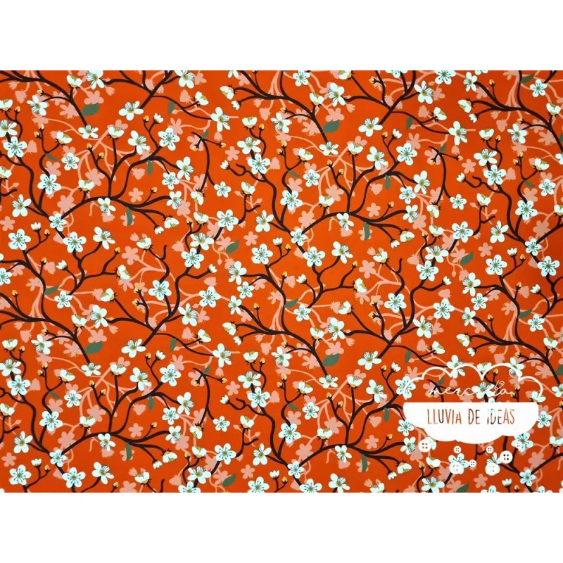 Stretch Oriental Flores