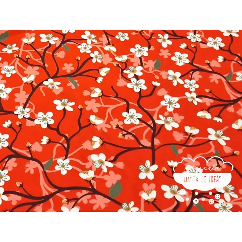 Stretch Oriental Flores