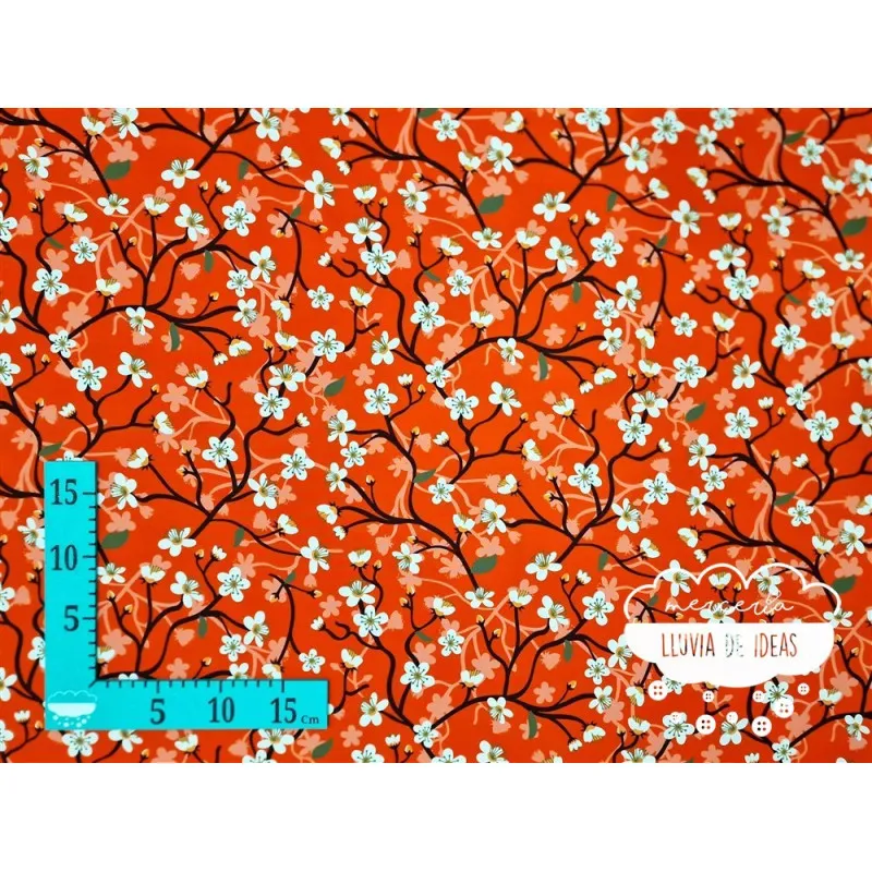 Stretch Oriental Flores