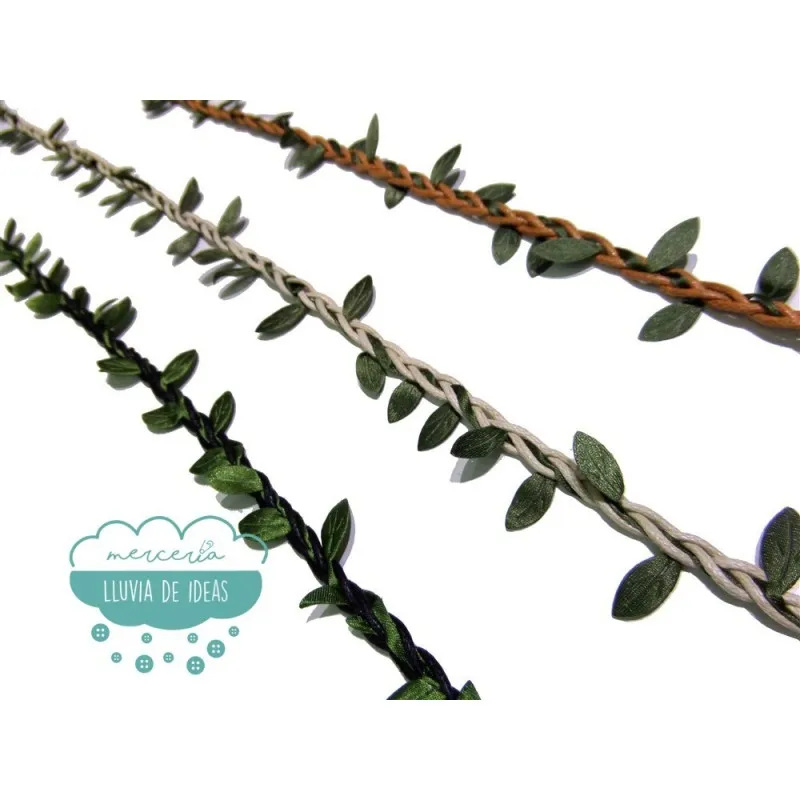 Pasamanería fantasía - Filippo hojas Mercería Lluvia de Ideas