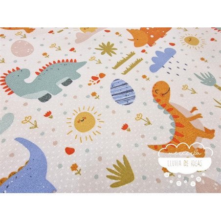 Loneta infantil Dinosaurios