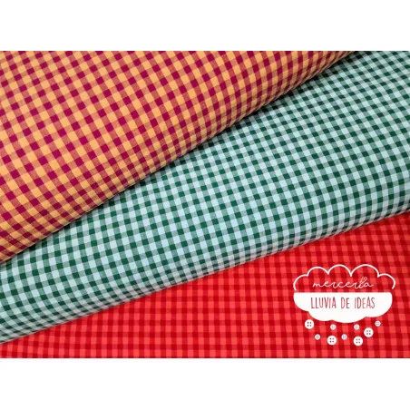 Seersucker vichy bicolor