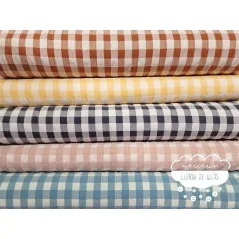 Seersucker vichy maxi