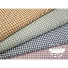 Seersucker vichy pastel