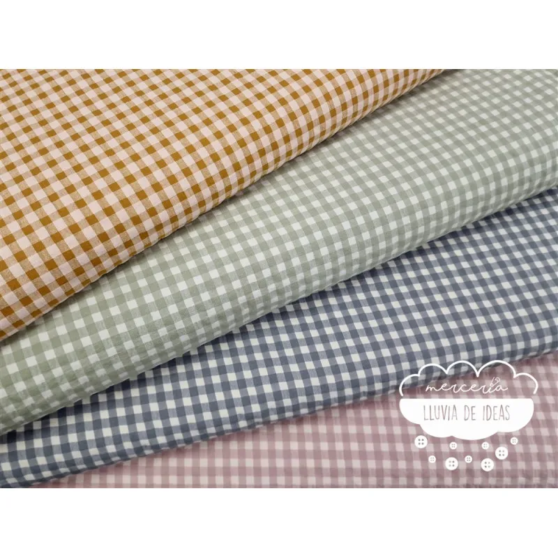 Seersucker vichy pastel