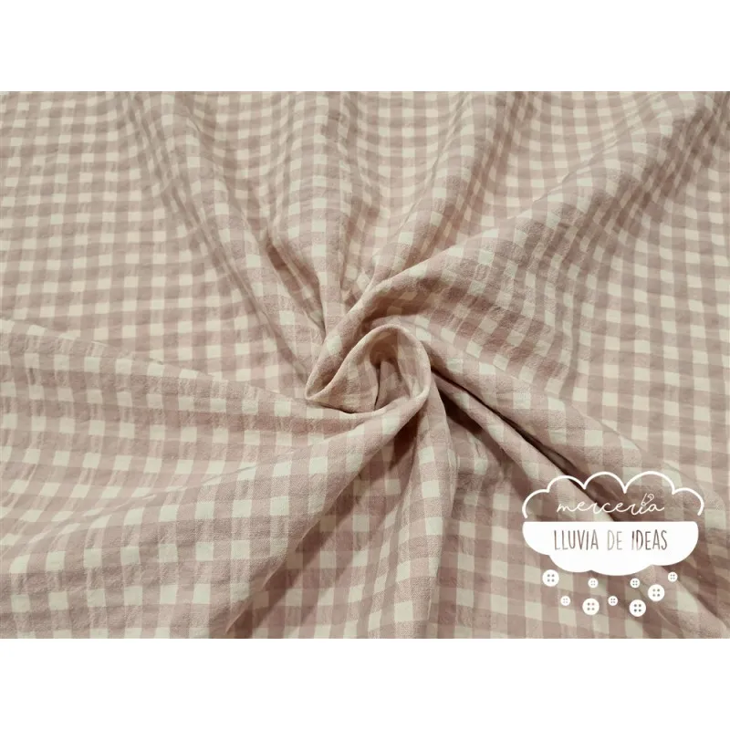 Seersucker vichy pastel