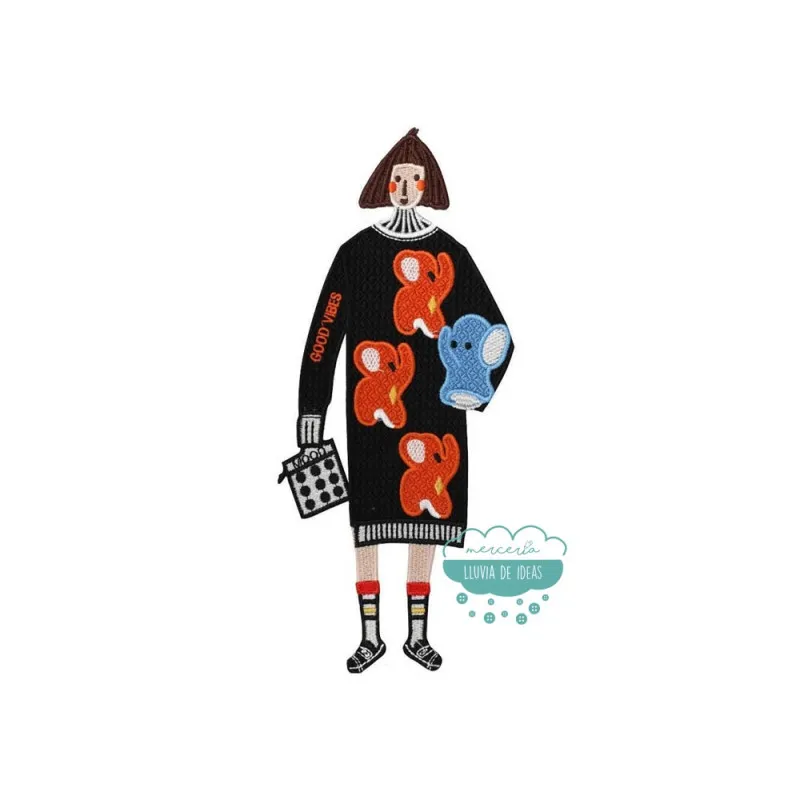 Parche Chicas bordado termoadhesivo