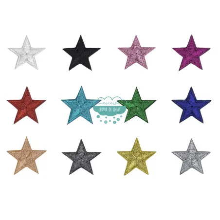 Parche Estrellas bordado termoadhesivo