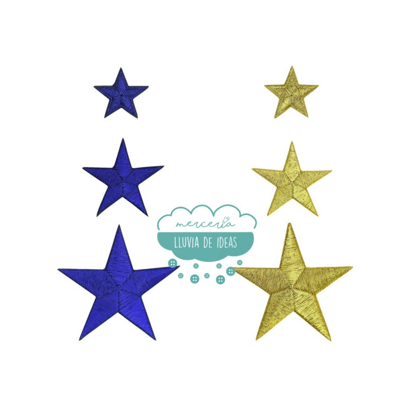 Parche Estrellas bordado termoadhesivo