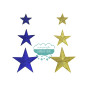 Parche Estrellas bordado termoadhesivo