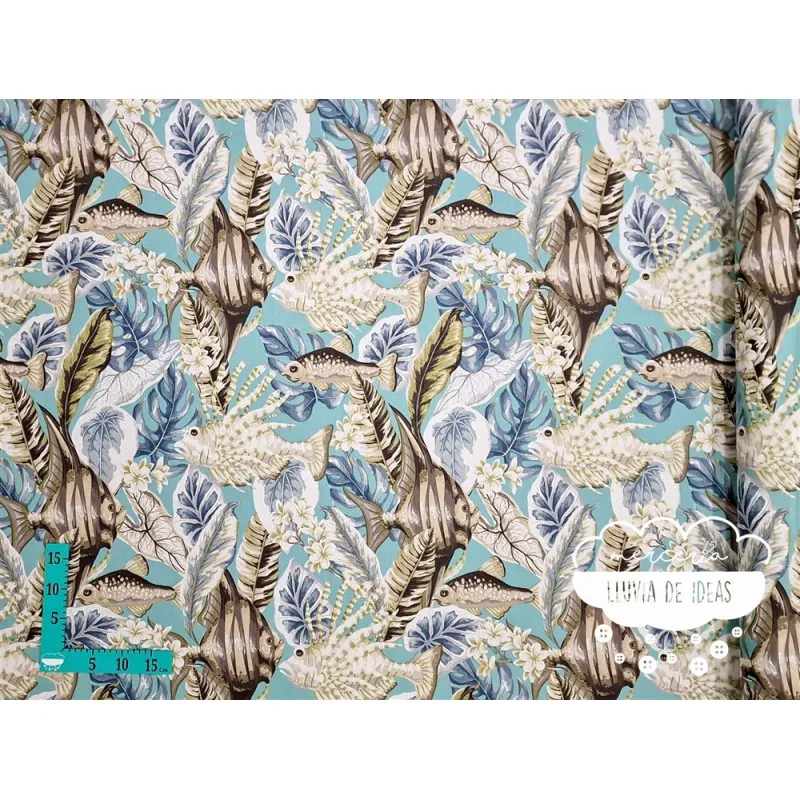 Mantelería antimanchas Océano