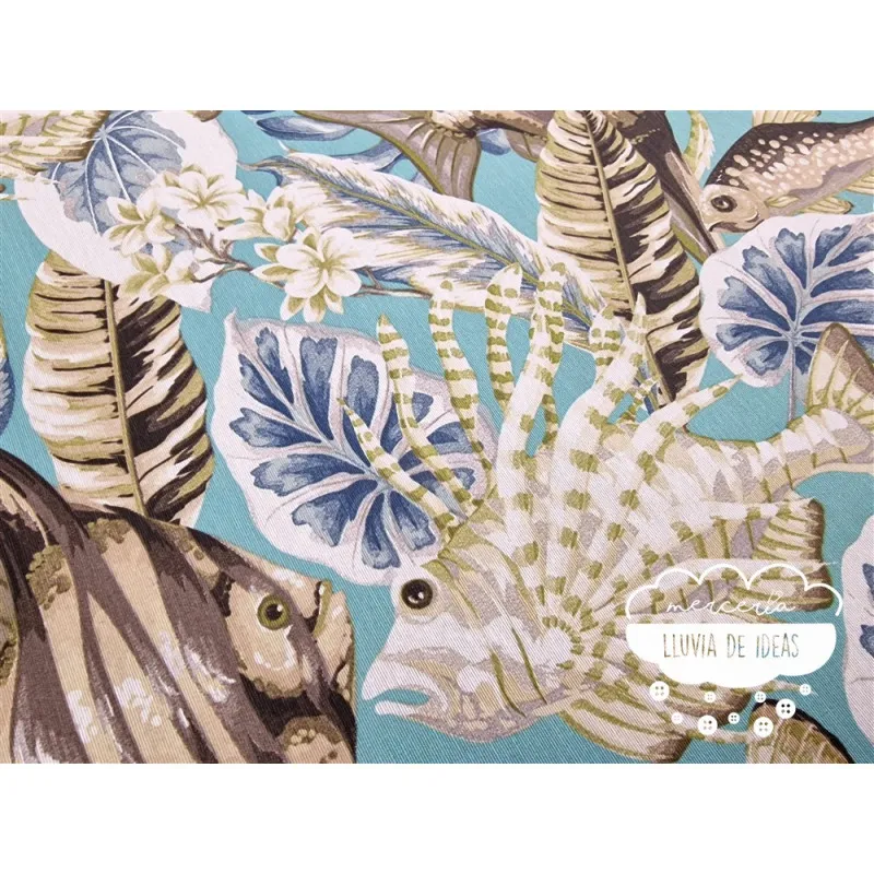 Mantelería antimanchas Océano