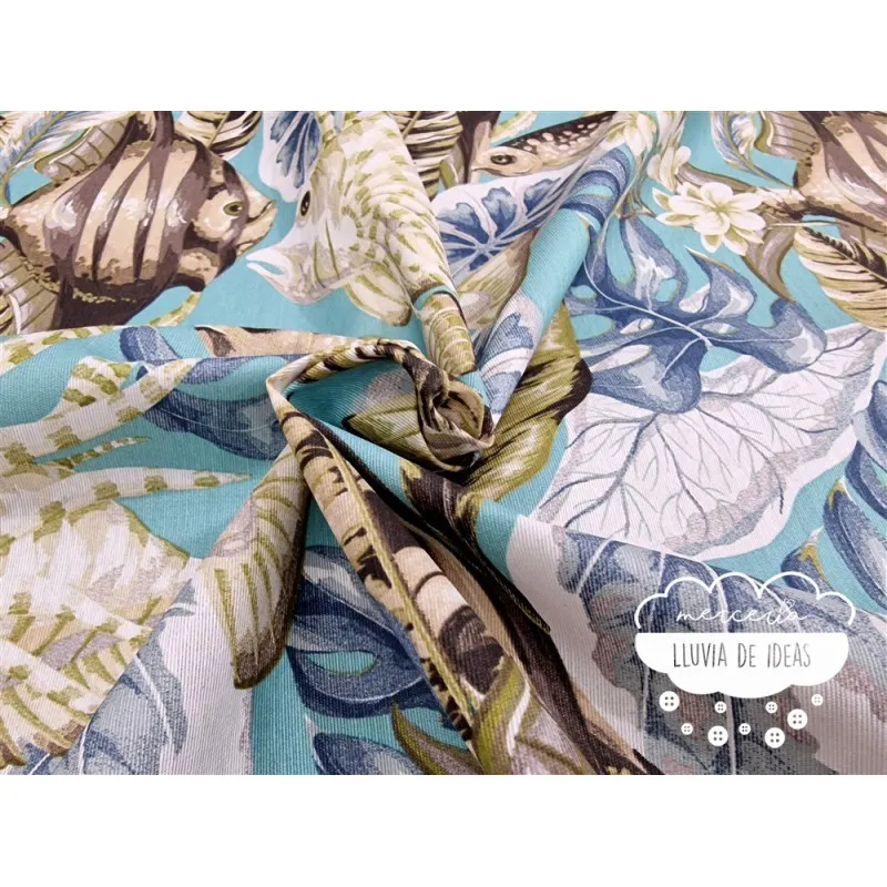 Mantelería antimanchas Océano