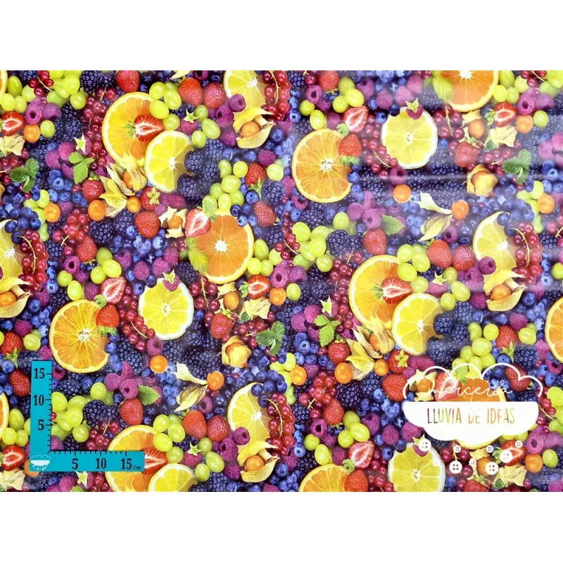 Hule antimanchas Frutos rojos