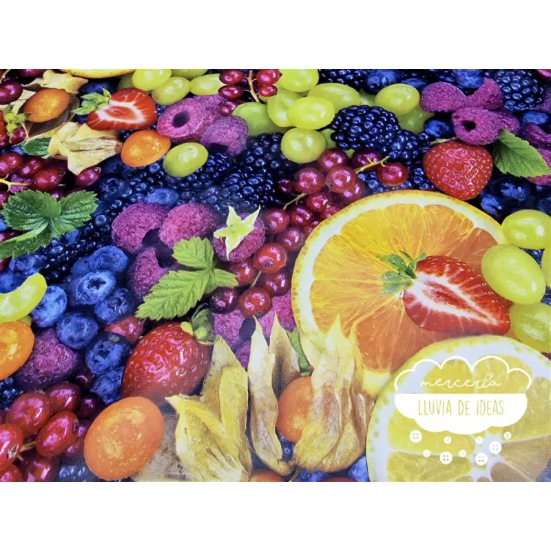 Hule antimanchas Frutos rojos