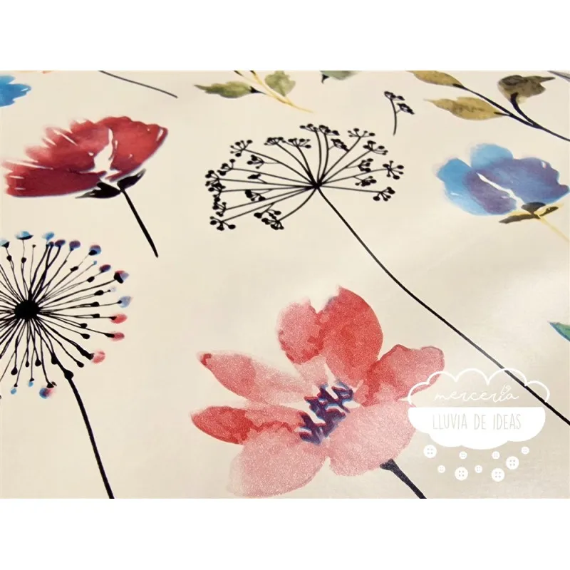 Hule antimanchas Flores