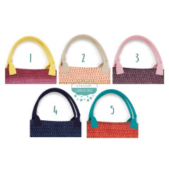 Asas para bolsos de algodón Katia