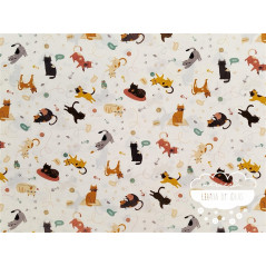Algodón infantil Gatos y espinas