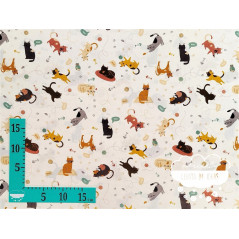 Algodón infantil Gatos y espinas