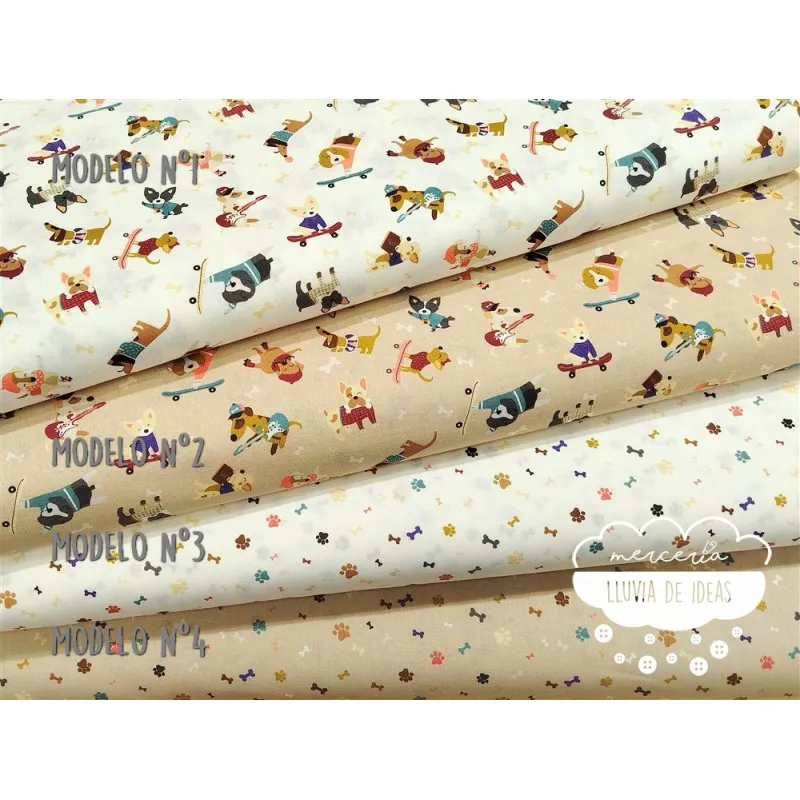 Algodón infantil Perros Fun