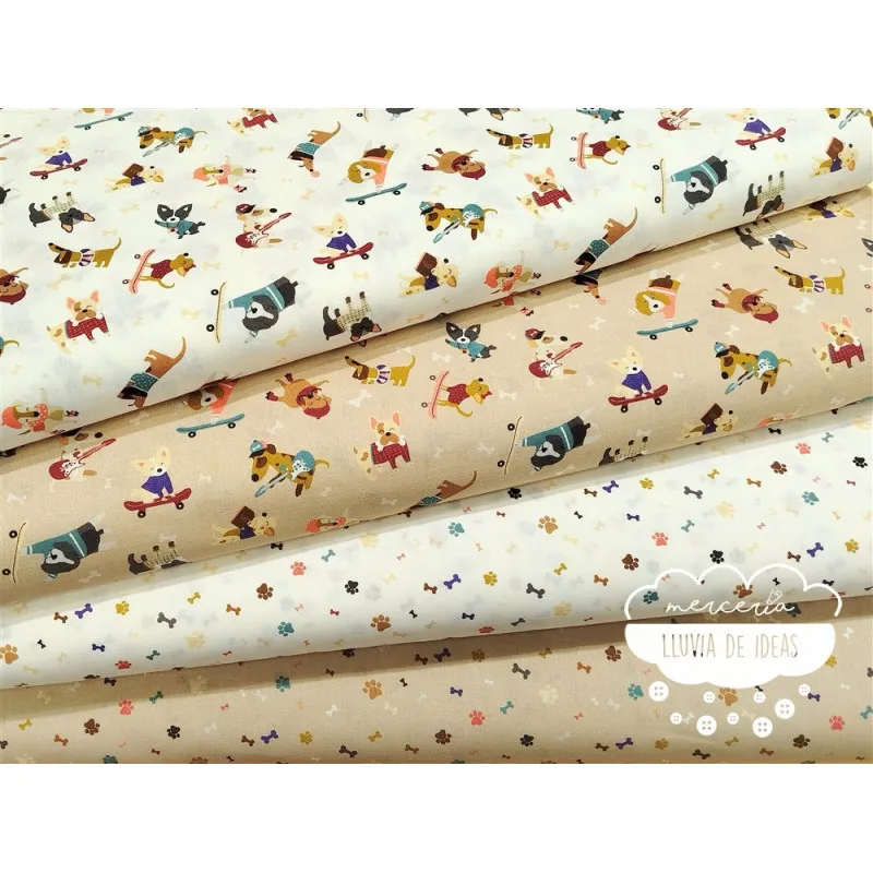 Algodón infantil Perros Fun