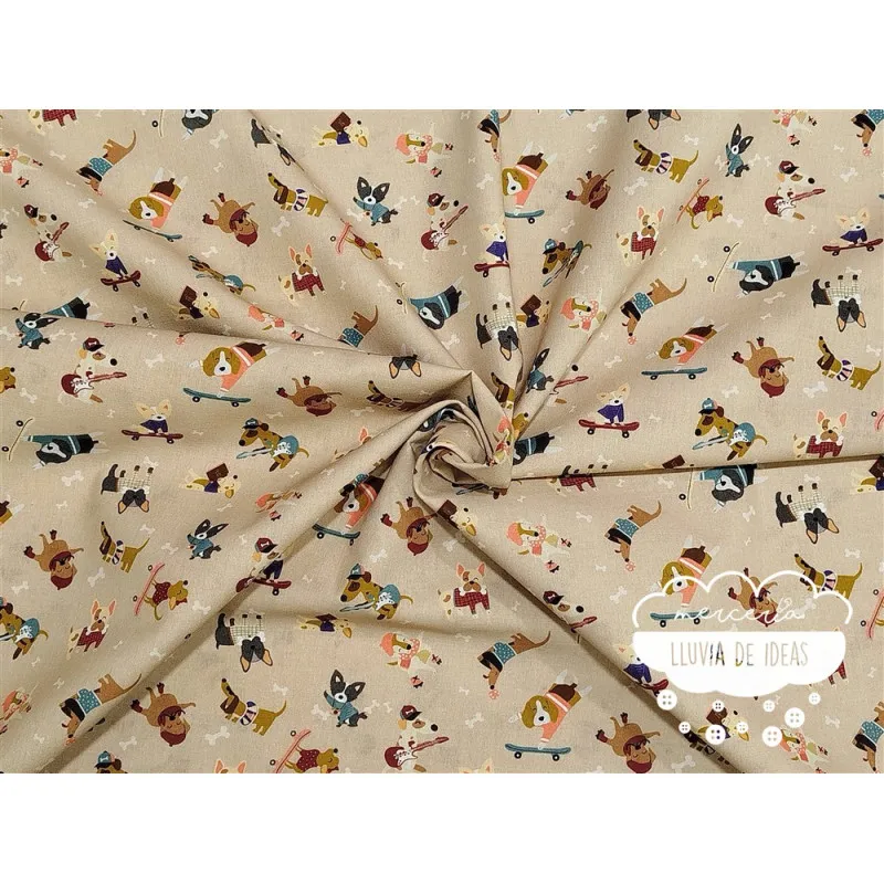 Algodón infantil Perros Fun