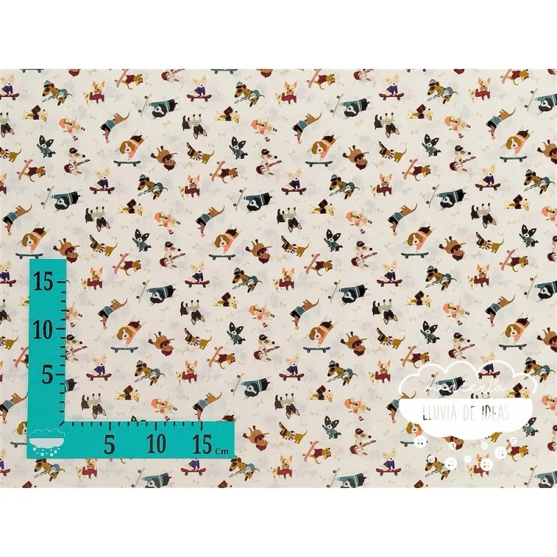 Algodón infantil Perros Fun