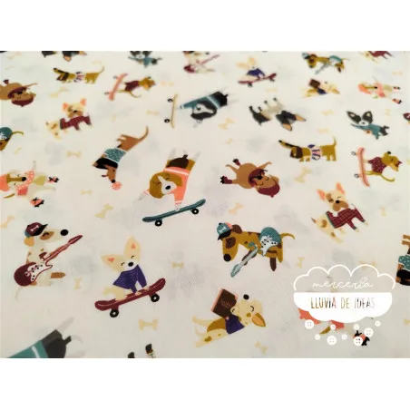 Algodón infantil Perros Fun