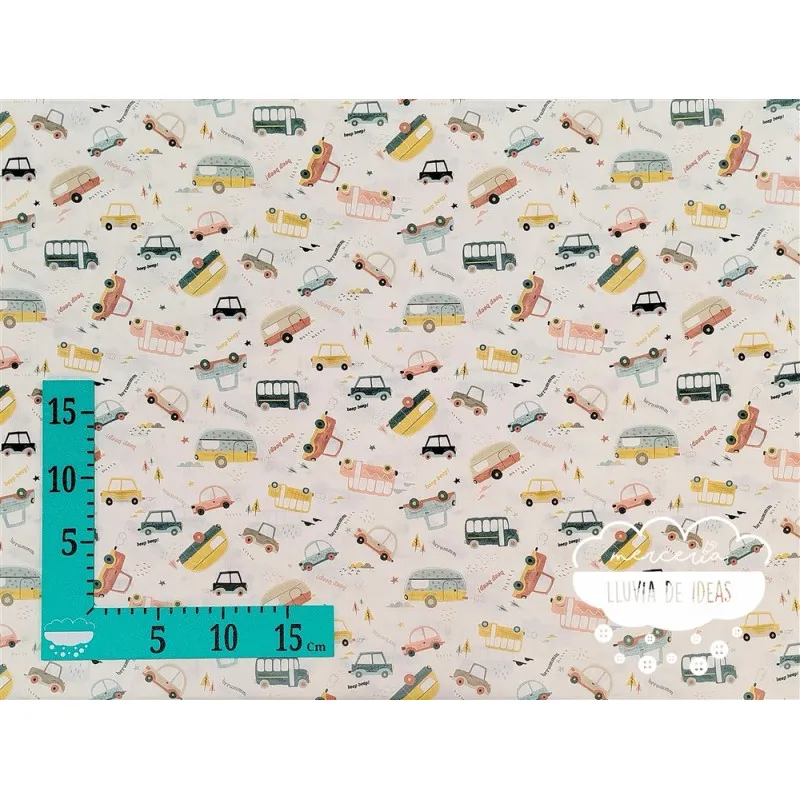 Algodón infantil Vehículos