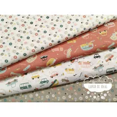 Algodón infantil Vehículos