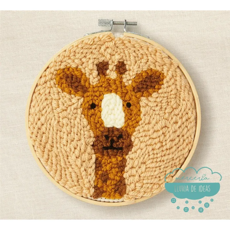 Punch Needle Kit DMC Jirafa