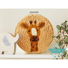 Punch Needle Kit DMC Jirafa
