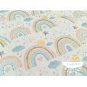 Piqué canutillo Arco iris y estrellas